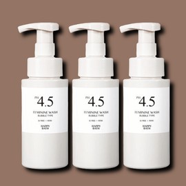 Happy Bath Feminine Cleanser PH4.5 Rose Bubbles 250ml 3pcs Vaginal Cleanser for Pregnant Women Vaginal Odor Removal / 해피바스 여성청결제 PH4.5 로즈 버블 250ml 3개 임산부 질세정제 질냄새제거