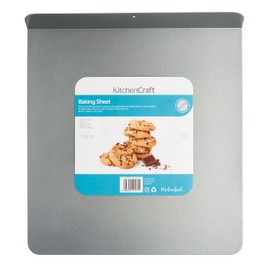 KitchenCraft KC2BK8 Non Stick Baking Sheet, Double Layer, 34 x 32 cm, Silver