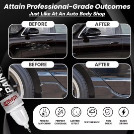xdotoar Matte Black Wheel Rim Touch Up Paint Repair Kit Universal for Car Chips Nicks