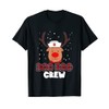 Boo Boo Crew Nursing Christmas Bufallo Plaid Nurse Reindeer T-Shirt,