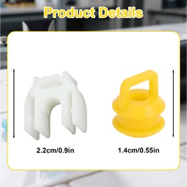 BOXOB Transmission Shifter Linkage Cable Bushing Repair Kit 14104 15276979 52855956AG, Shift Cable Bushing & Clamp Compatible with Buick Dodge & Other Vehicles