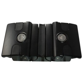 Latch Lock – Twin Keyed Alike Aluminium Black Powder Coated