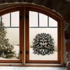 Large 210mm 'Green Man Portrait' Transparent/Clear Sticker Decal for Windows/Cars/Walls