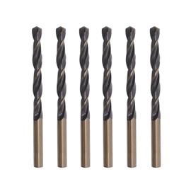 Misuyue 6pcs Metal Drill Bits, 5mm HSS Drill Bit Sets, Carbide Twist Drill Bit for Metal Stainless Steel Aluminum Alloy, Wood Drill Bits