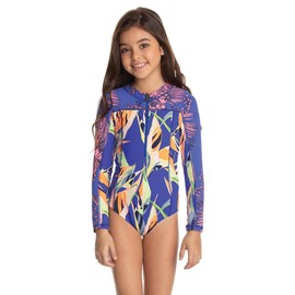 Maaji Juego de una Pieza para niñas, Azul/Patchwork, 02