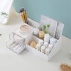 Marknor Cosmetic/Makeup Vanity Organizer Box, Mini Desk Storage for Office