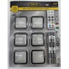 Defiant 6-Pack LED Accent Lights with Remote Control 4 Colors, Timer, Ships Free