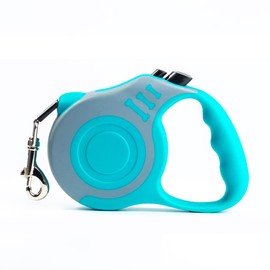 Retractable Dog Leash Lightweight 10/16FT Leash with Non-Slip Handle, for Small Medium Dogs (Gray Blue, 16FT)