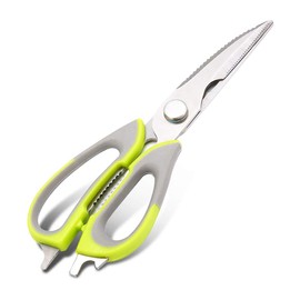iwobi Multifunctional Scissors Household Scissors Stainless Steel Multi-Purpose Scissors with Non-Slip Handle and Case