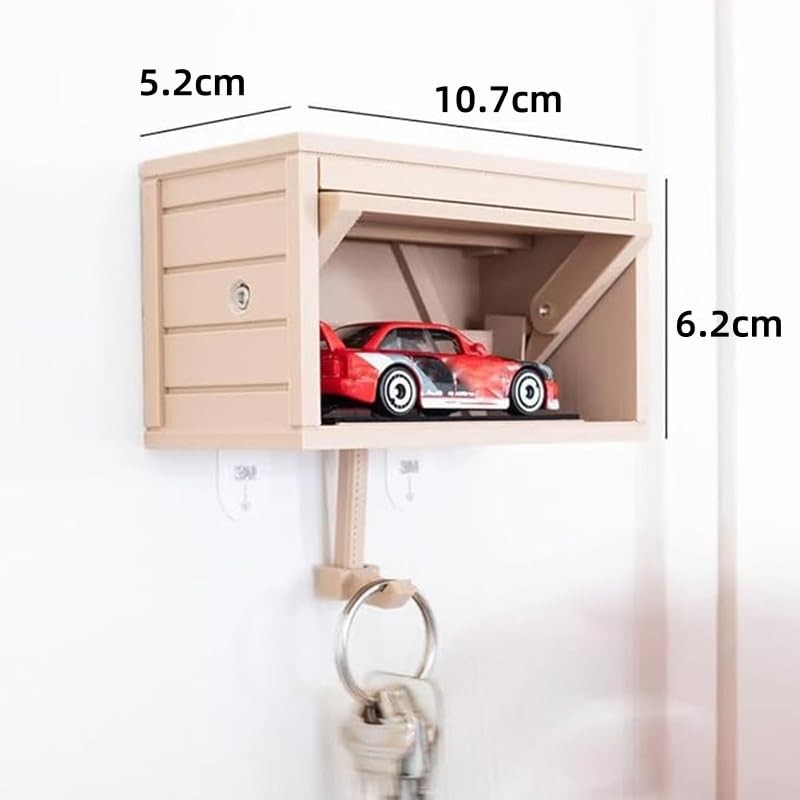 7JI Mini Container Car Garage Keychain Door Open/Close Front Door