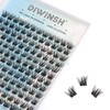 DIWINSH Short Eyelash Clusters, 144 Pieces, 10 mm, Natural Eyelash
