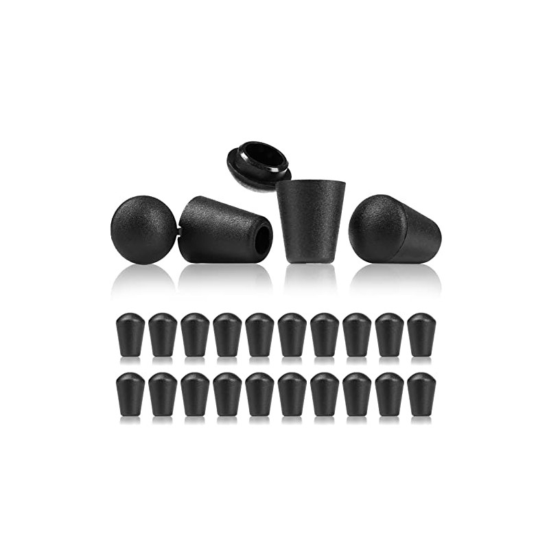 Set of 20 End Caps/End Caps/End Plugs Plastic 17 mm