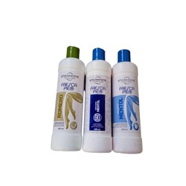 Stanhome Frescapie 300 ml 3 pack, locion crema para el descanso de los pies cansados e inflamados, bienestar para el pie diábetico proporciona descanso al aplicarse en los pies. (Mentol-Romero)