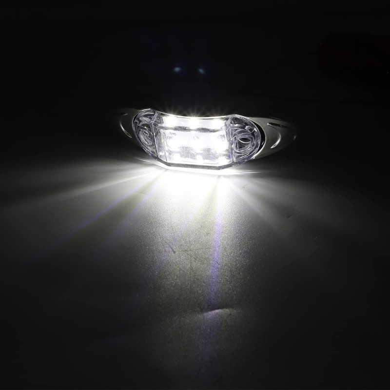 Aoling Side Marker LED 12V 24V White Truck Marker Lamp