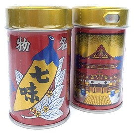 Yawataya Isogoro Shichimi Chili Pepper, Canned 0.5 oz (14 g) x 2 Pieces