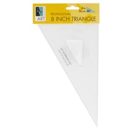 Art Alternatives 30/60/90 Triangle 8 Inch Ink Edge (AA27135)