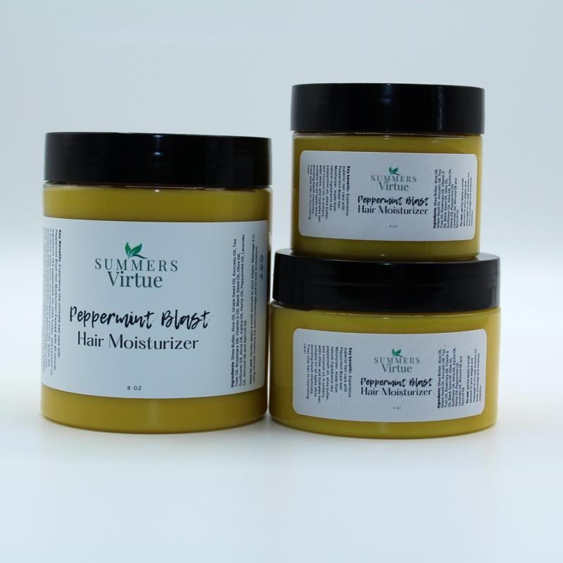 Peppermint Blast Hair Butter Haircare magic Conditioner Shampoo - Size: