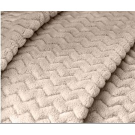 PACK OF 2 Handmade Fleece CPAP BIPAP approx 5-5.5" Wrap around Covers with Hook and Loop Tape Cheek Strap Covers for Sleep Apnea VARIOUS COLOURS (13. CREAM WAVE)