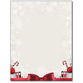 Holiday Present Stationery - 80 Sheets - Great for Flyers, Invitations, or Letters