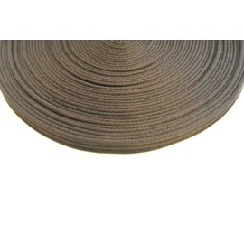 25mm Polyester Air Webbing Heavy Duty Strap For Backpacks Handles Bags Straps Dog Leads Collars (5 Metres, Brown)