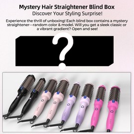 K&K Mystery Hair Styling Box – Curling Comb Blind Set with 100% Guaranteed Thermal Brush + Premium Accessories – Effortless Voluminous Waves Made Fun!