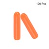 uxcell 100pcs Rubber End Caps 2mm ID Vinyl Round Tube