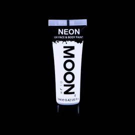 Moon Glow – Neon UV Körperfarben Bodypaint - 12ml Weiß