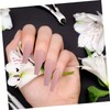 Baluue Full Cover Fake Nails Ballerina Nail Tips for Women