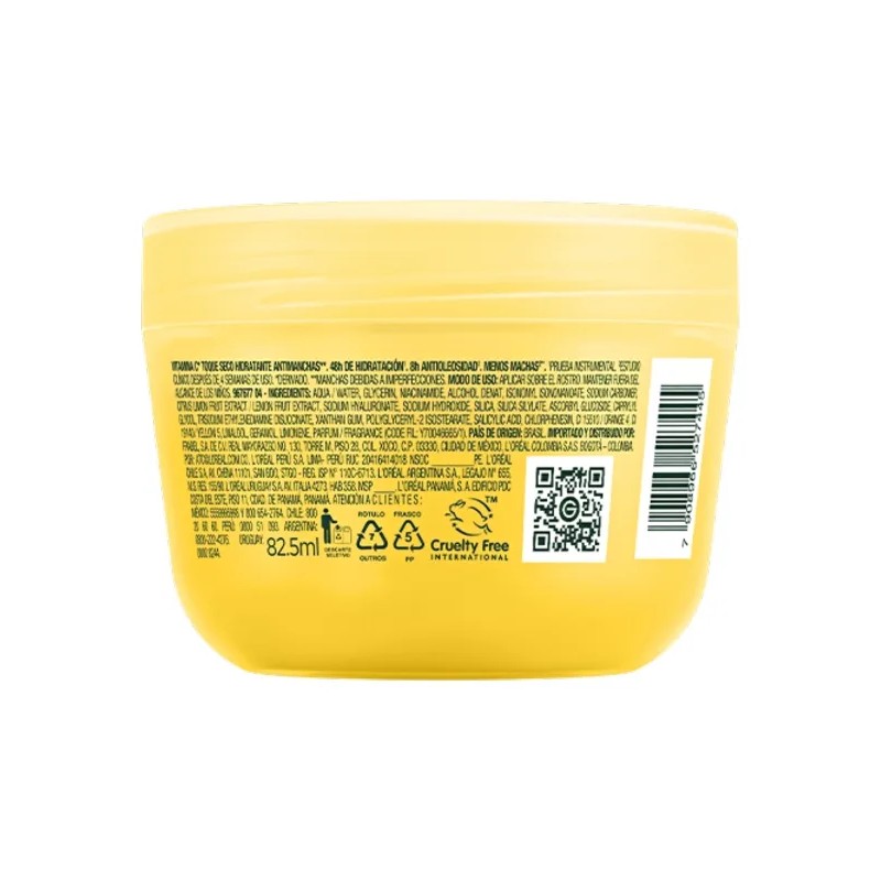 Garnier Hidratante Toque Seco Antimanchas Vitamina Acido Hialurónico Hidrata Piel