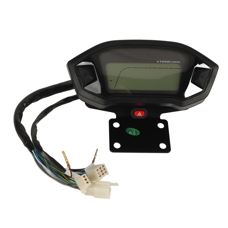 Motorcycle Speedometer LCD Digital Tachometer Odometer for 110cc 125cc 150cc