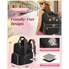 YOREPEK Extra Large Nail Polish Organizer Case Backpack Holds 96