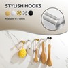 SAYAYO Coat Hooks Towel Hooks Wall Mounted, 4 Packs Wall