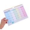 Operitacx Wall Calendar Flip Hanging Calendar 18 Month Daily Schedule