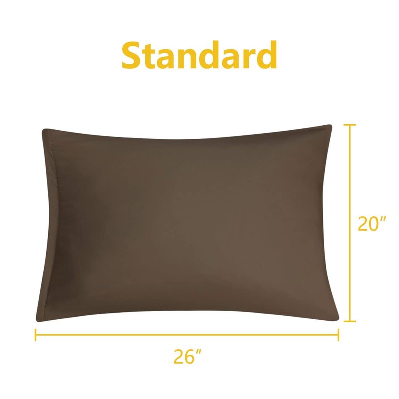 sourcing map 2 Pack Pillow Cases Soft 1800 Series Microfiber
