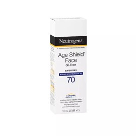 Neutrogena Face Lotion Age Shield SPF 70 Broad Spectrum Sunscreen Anti Aging 3oz