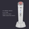 Portable Photon Red Blue Light Facial Hot Compress Massage Anti