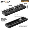 Aupoko Universal Quick Release Plate, 50 mm + 120 mm
