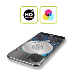 Head Case Designs Blau Hard Disk Drives Soft Gel Handyhülle Hülle kompatibel mit Realme 7i / C17