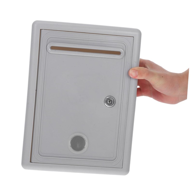 SHOWERORO Wall-mounted Lockable Donation Box Suggestion Box Slot Lock Locks