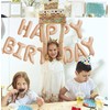 Green Happy Birthday Balloons Banner,16 Inch Mylar Foil Letters Sign,Reusable