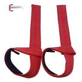 Manta Raya Correas de Elevación con Silicona Antidezlizante Profesionales para Levantamiento de Pesas Lifting Straps con Neopreno en Muñeca y Antiderrapante de Silicona