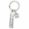 CMJ New Home New Adventures Rectangle Key Ring House Warming