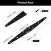 sourcing map 2Pcs Strap Hinges, 6 Inch Shed Door Hinges