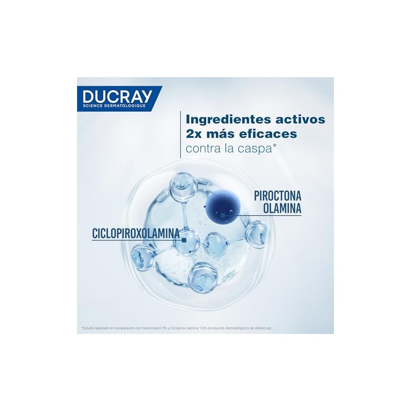 Ducray Kelual DS Original Shampoo Anticaspa, Ayuda a Calmar la