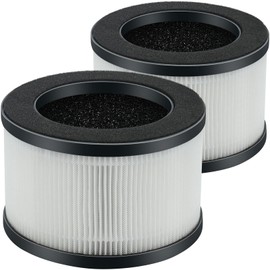 SAKEGDY M01 Filters Replacement Compatible with MOOKA M01 Air Cleaner Purifier, 3 in 1 High Efficiency filtter 2 Pack