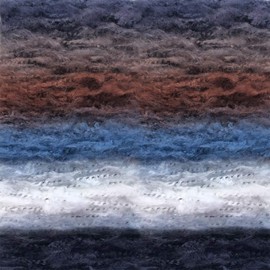 Lion Brand For Joann.com Yarn Mandala Fluffy DEMPS, Blue Dempsey