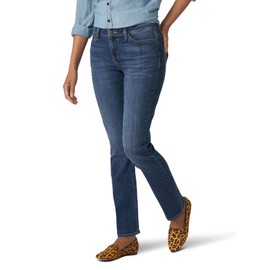 Lee Women's Legendary Mid Rise Straight Leg Jean Seattle 12 Long
