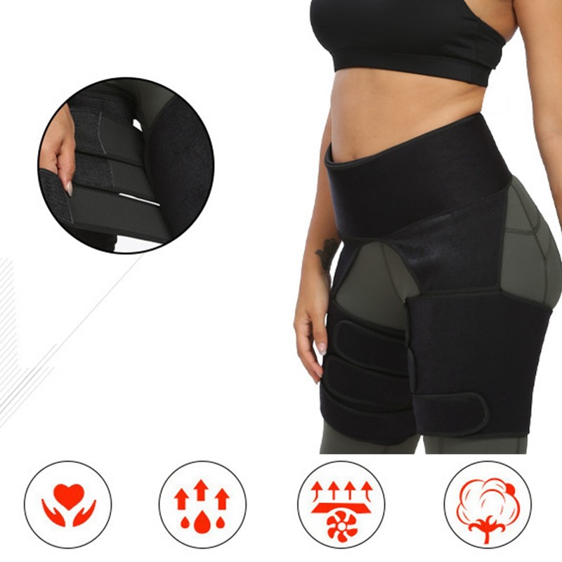 Waist Shaper Thigh Guard Wrap Sports Protective Gear Hip Lifting