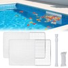 MGDJCK Skimmer Guard Kit Reusable Swimming Pool Skimmer Leaf Shield