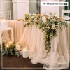 108" White Tulle Fabric Roll, Extra Large Matte Tulle Netting